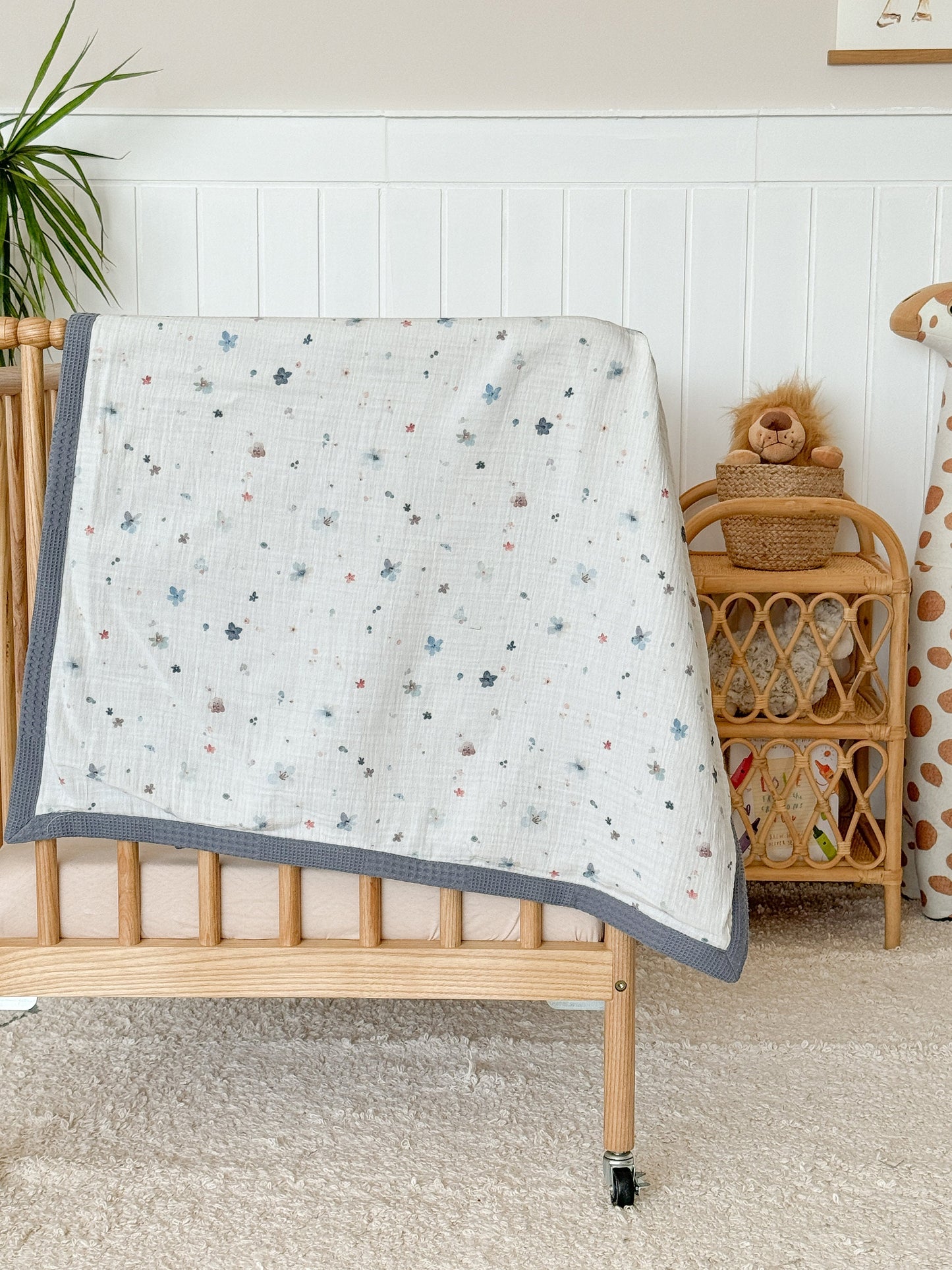 Baby Blanket - Spring Flowers