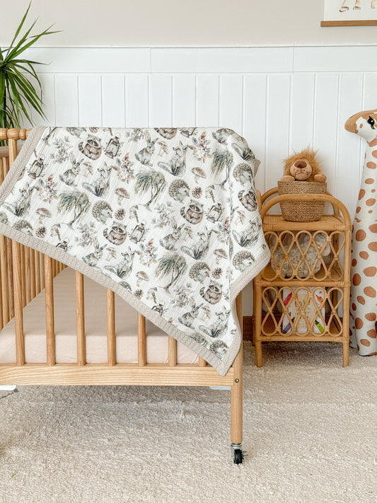 Baby Blanket - Raccoon Fellas