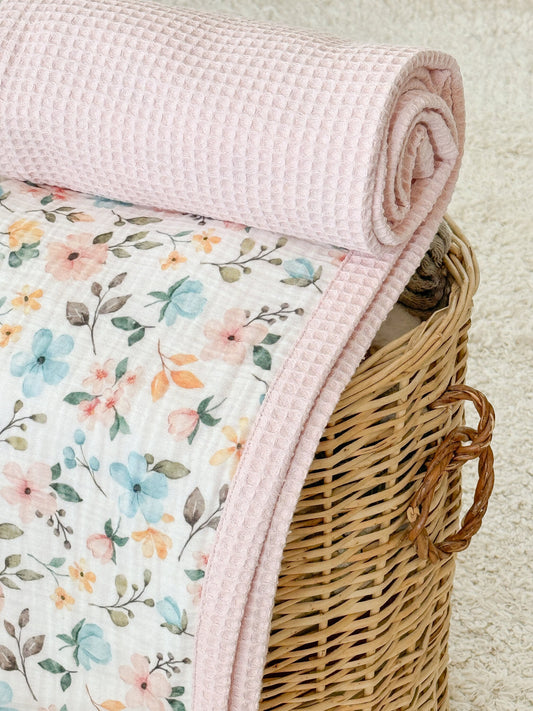Baby Blanket - Floral Harmony