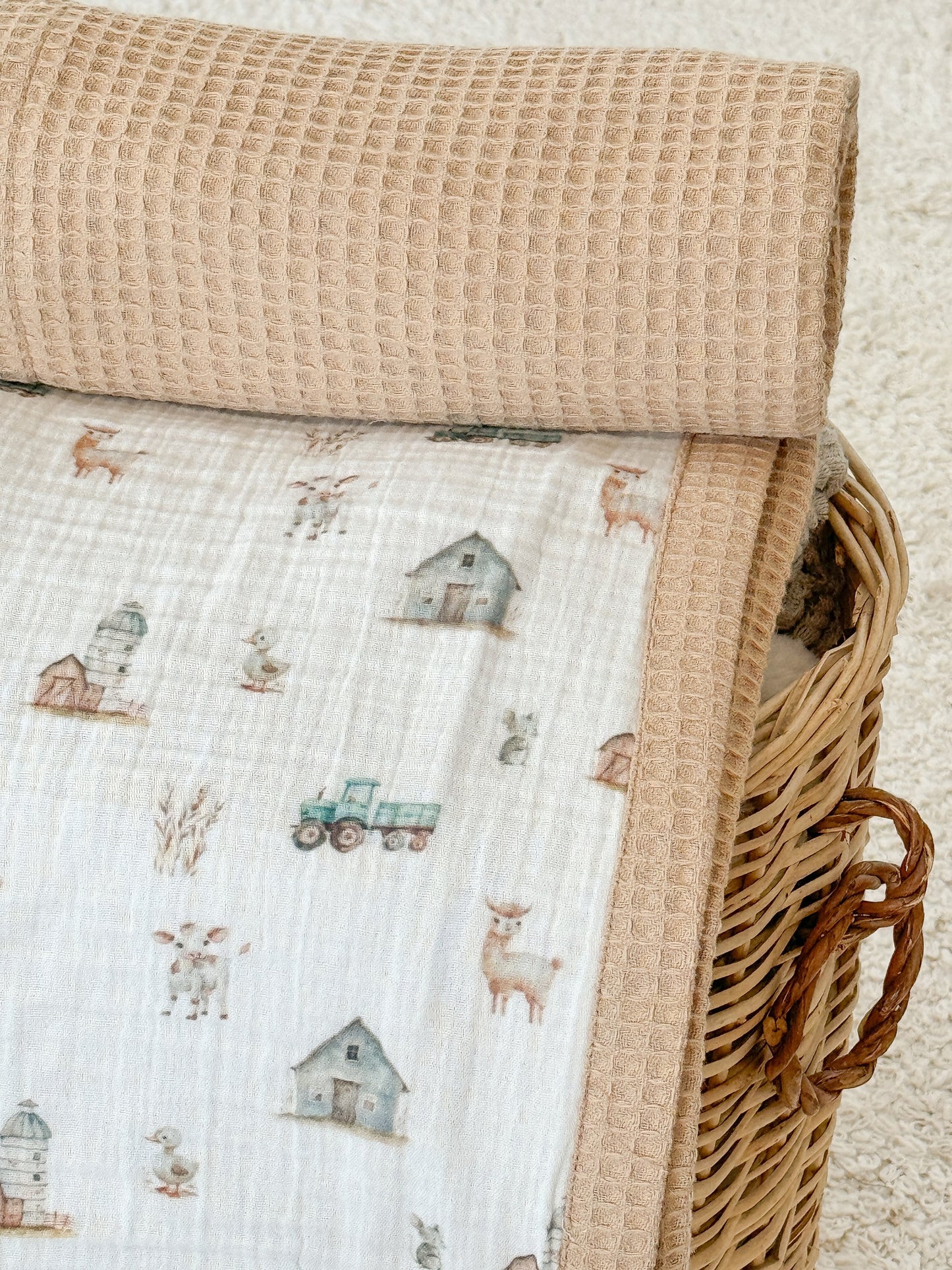 Baby Blanket - Farm Village