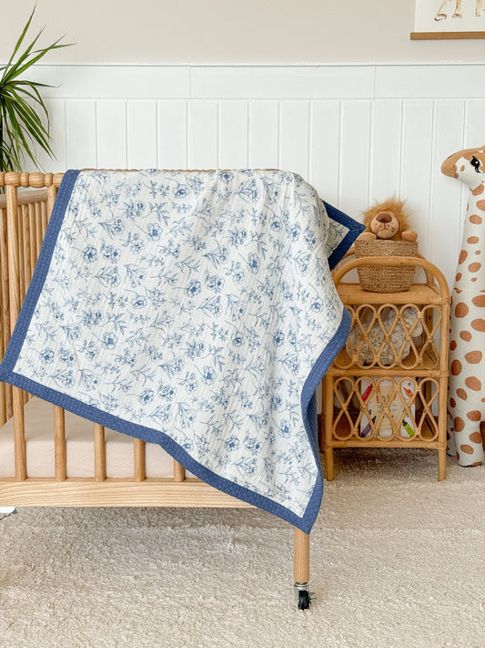 Baby Blanket - Flower of Ink