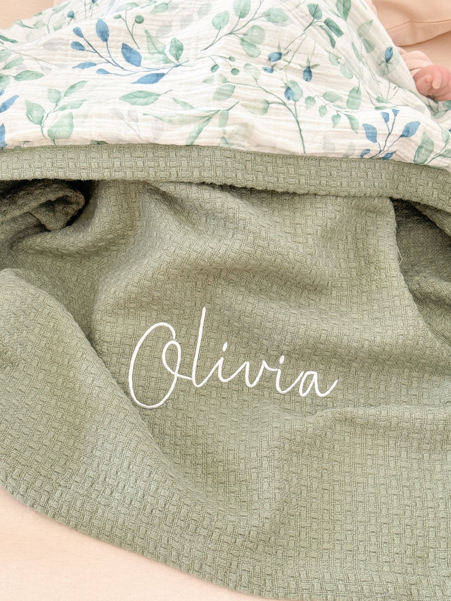 Baby Blanket - Green Valley