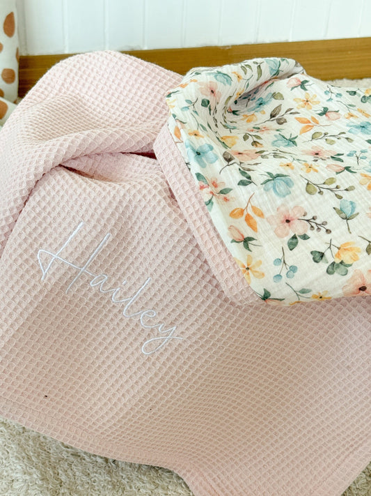 Baby Blanket - Floral Harmony