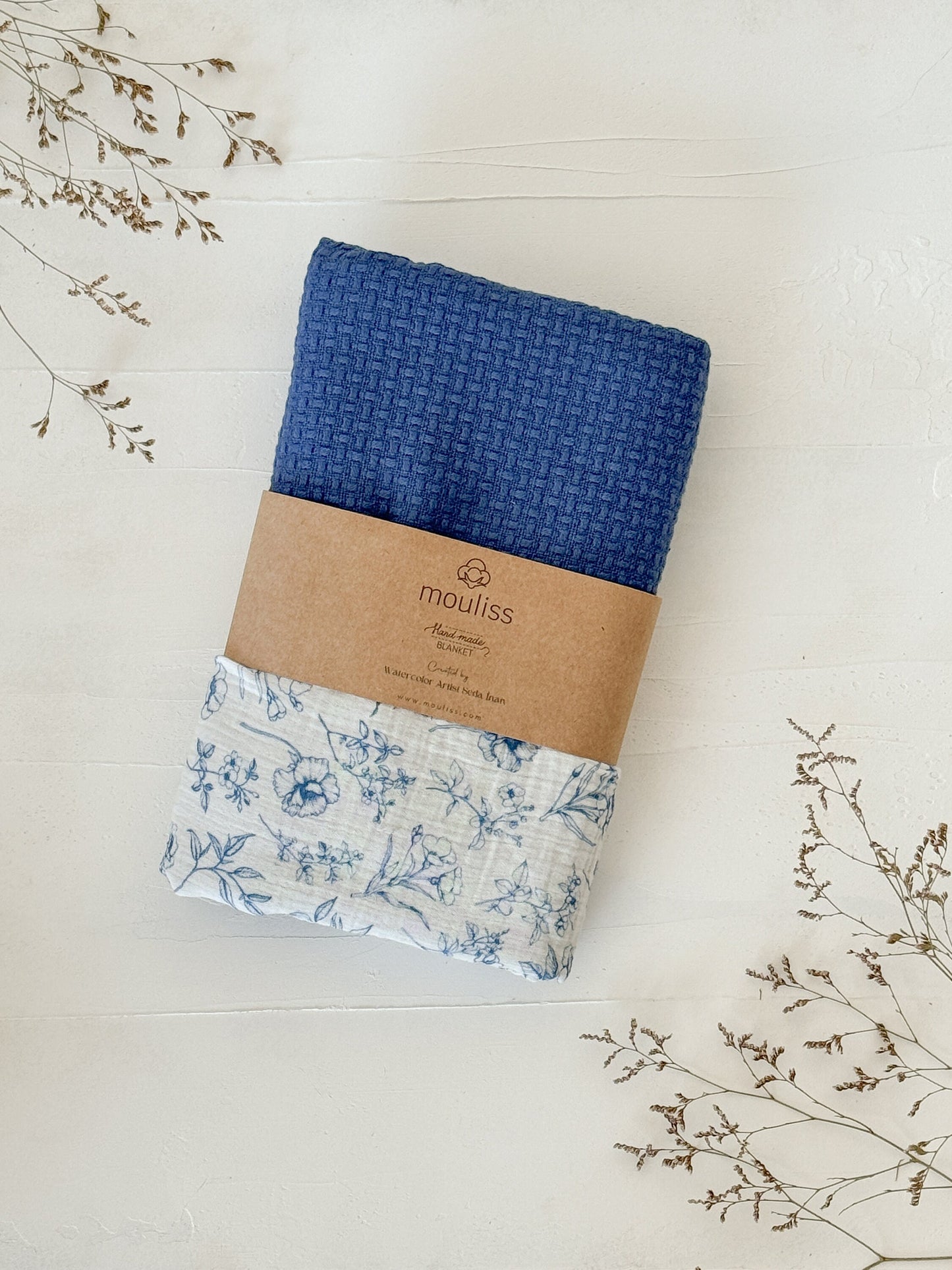 Baby Blanket - Flower of Ink