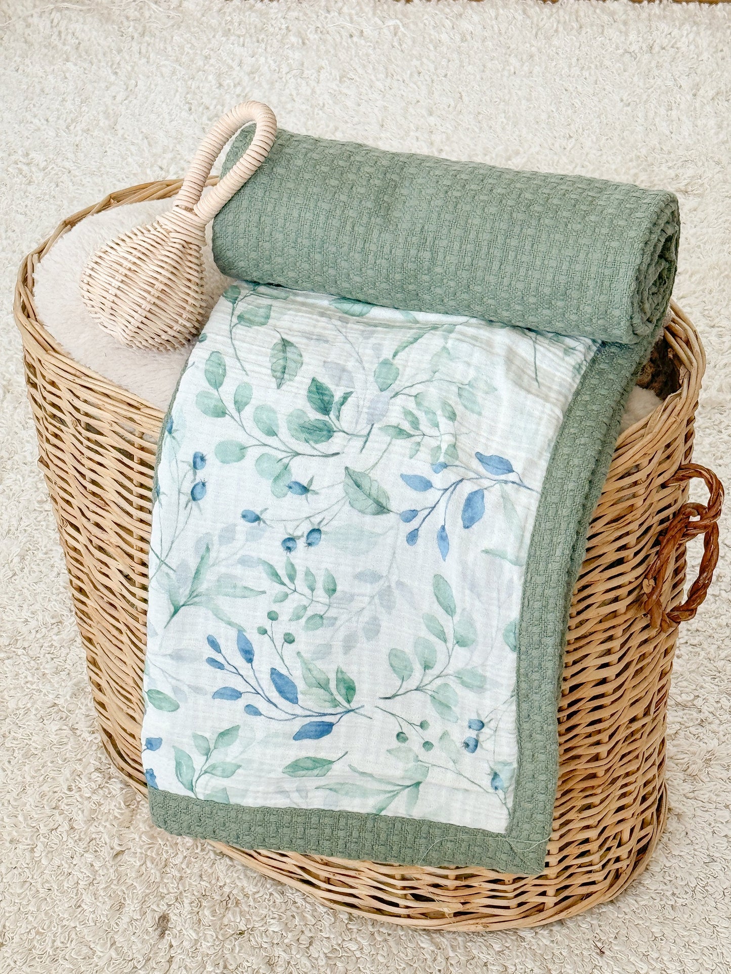 Baby Blanket - Green Valley