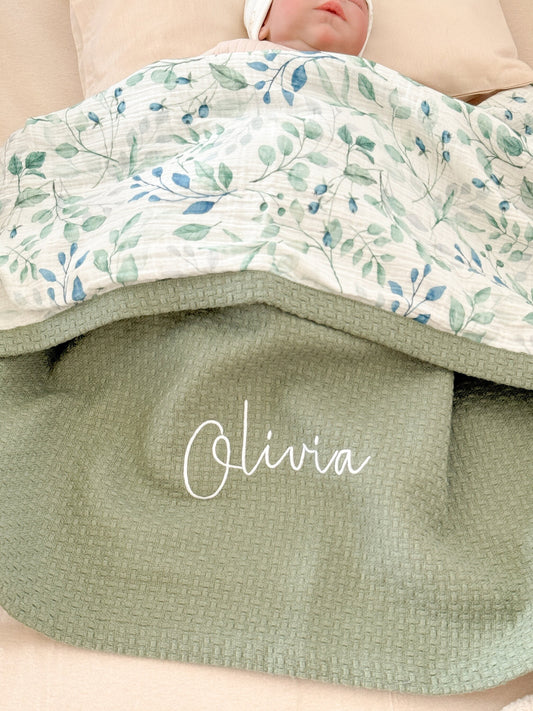 Baby Blanket - Green Valley