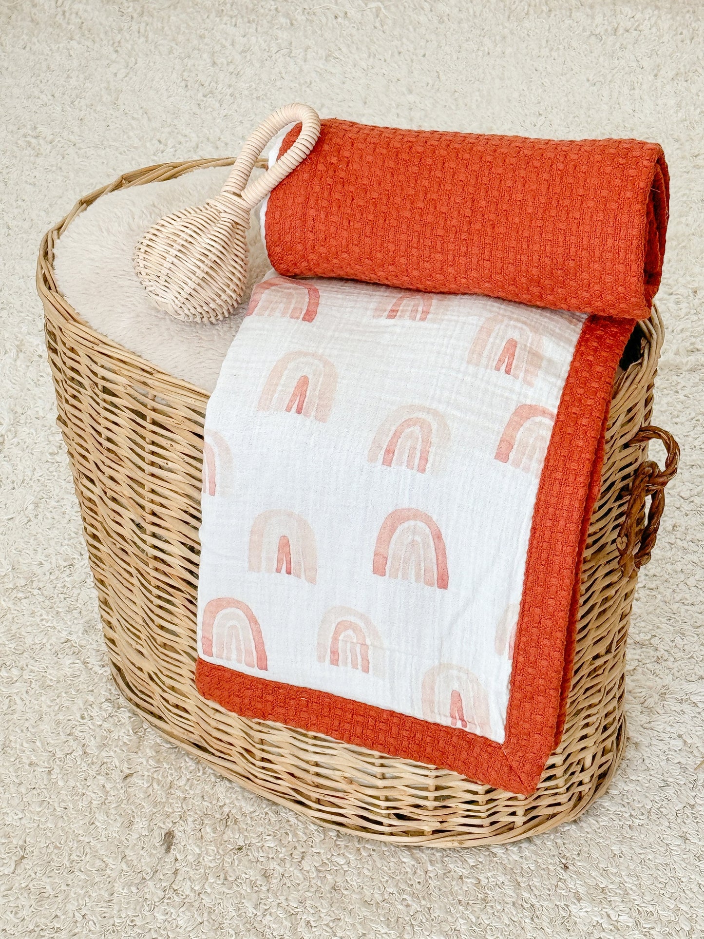 Baby Blanket - Pinky Sky