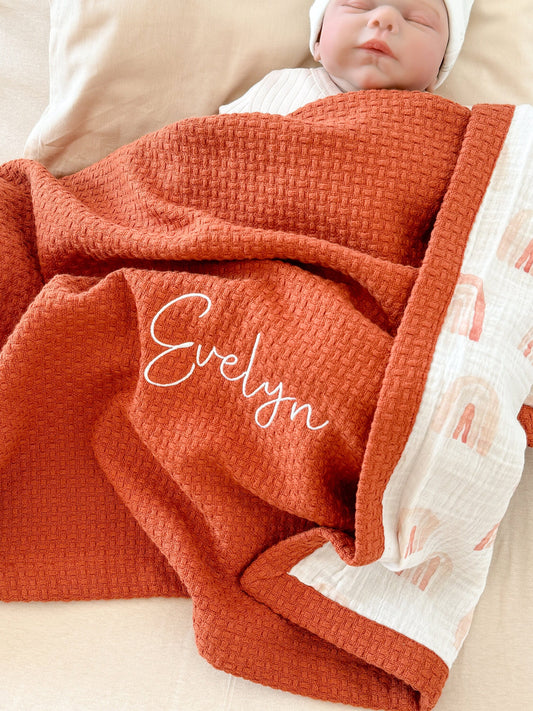 Baby Blanket - Pinky Sky