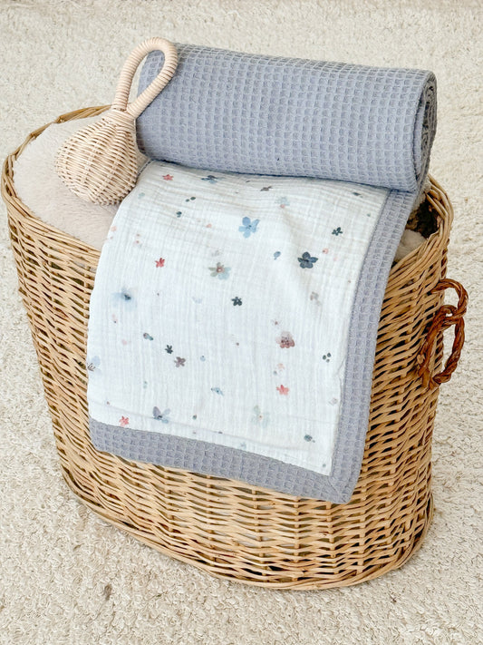 Baby Blanket - Spring Flowers