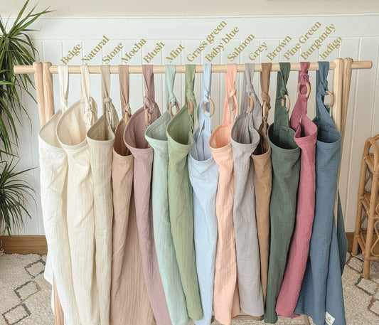 Nursing Cover for Baby Breastfeeding & Pumping, Muslin Double Gauze Cotton, Breast Feeding Apron Shawl Breathable Wire