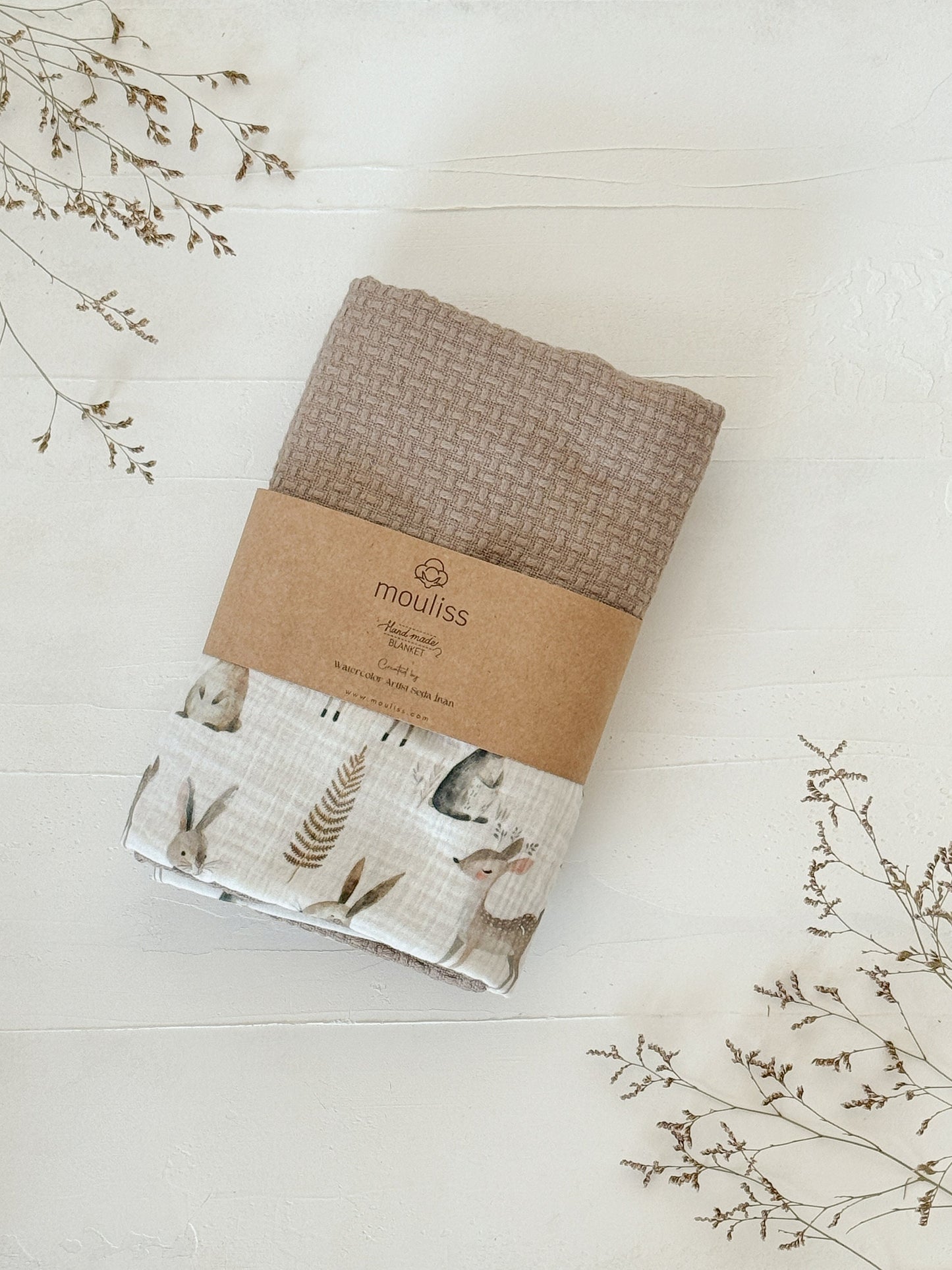 Baby Blanket - Bunny and Deer