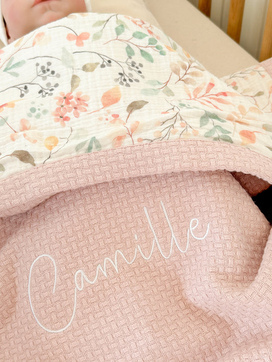Baby Blanket - Pastel Bouquet