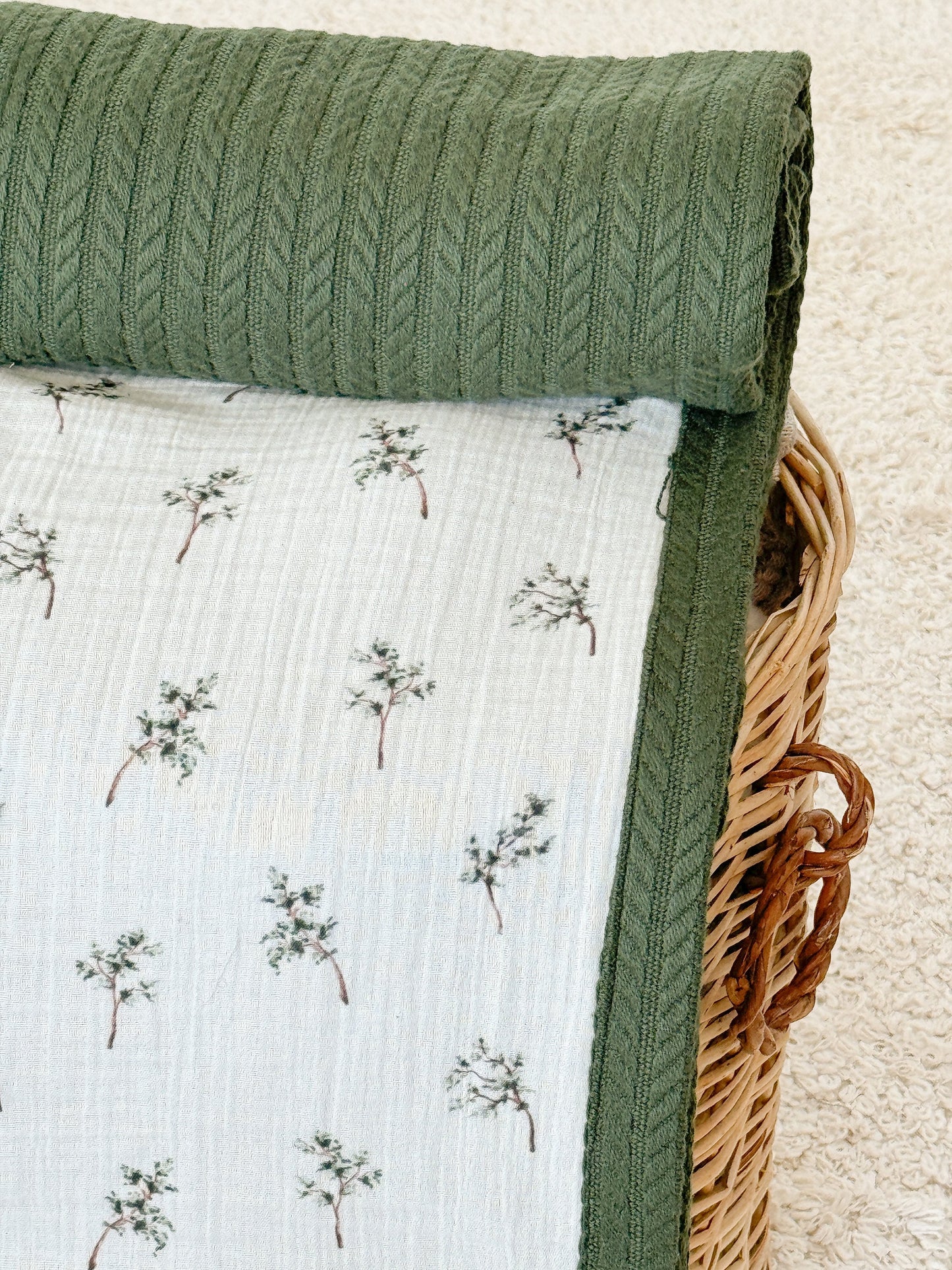Baby Blanket - Tiny Bushes