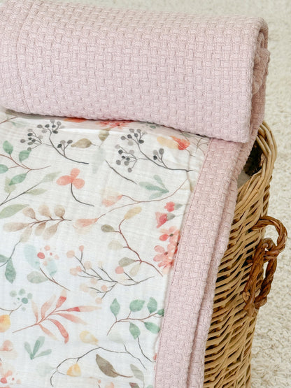 Baby Blanket - Pastel Bouquet