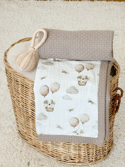 Baby Blanket - Flying Puppies