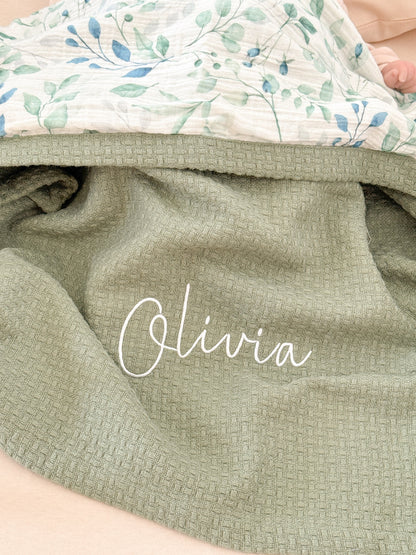 Baby Blanket - Green Valley
