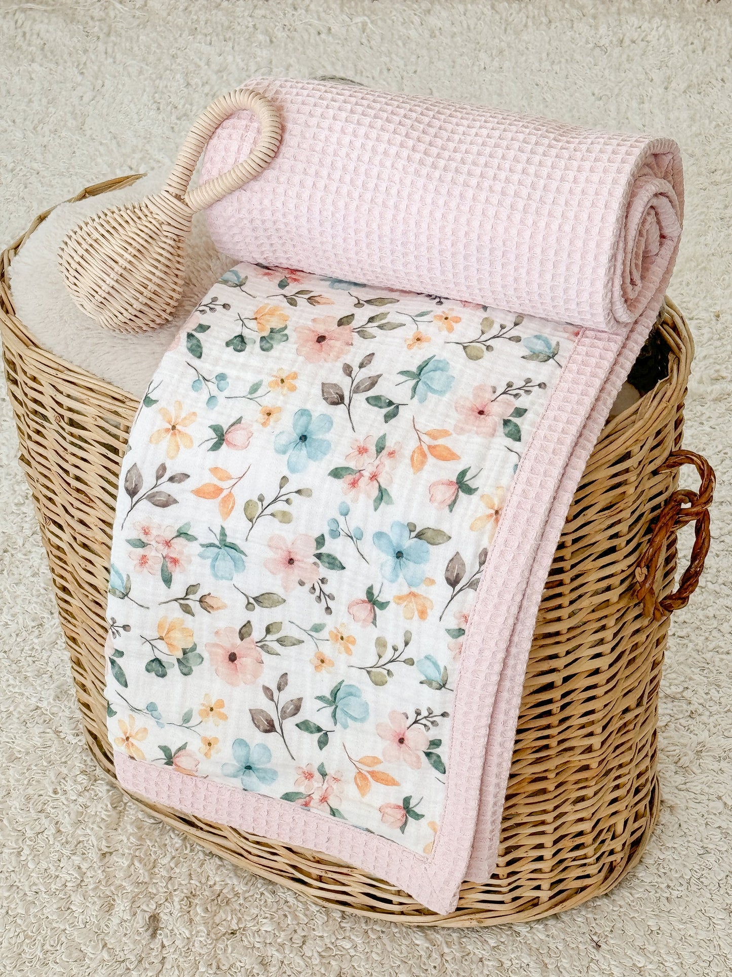 Baby Blanket - Floral Harmony