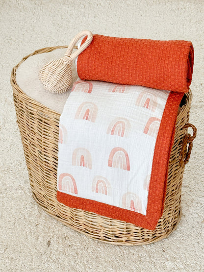 Baby Blanket - Pinky Sky