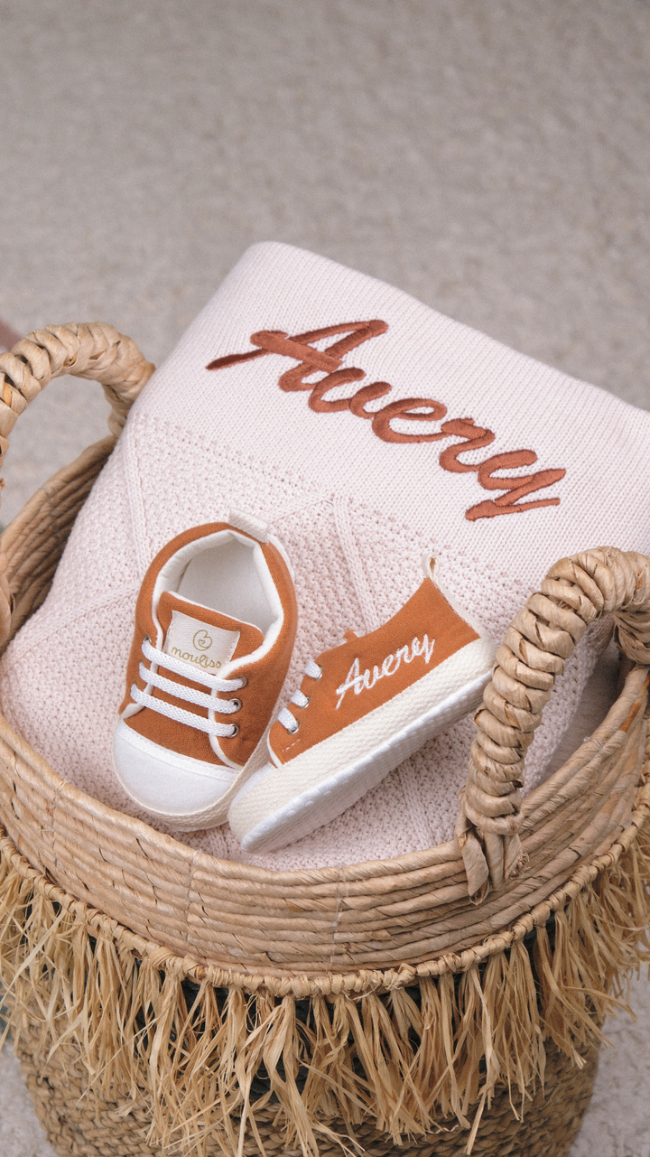 Mouliss Cream personalized baby gift set — styling photo 3