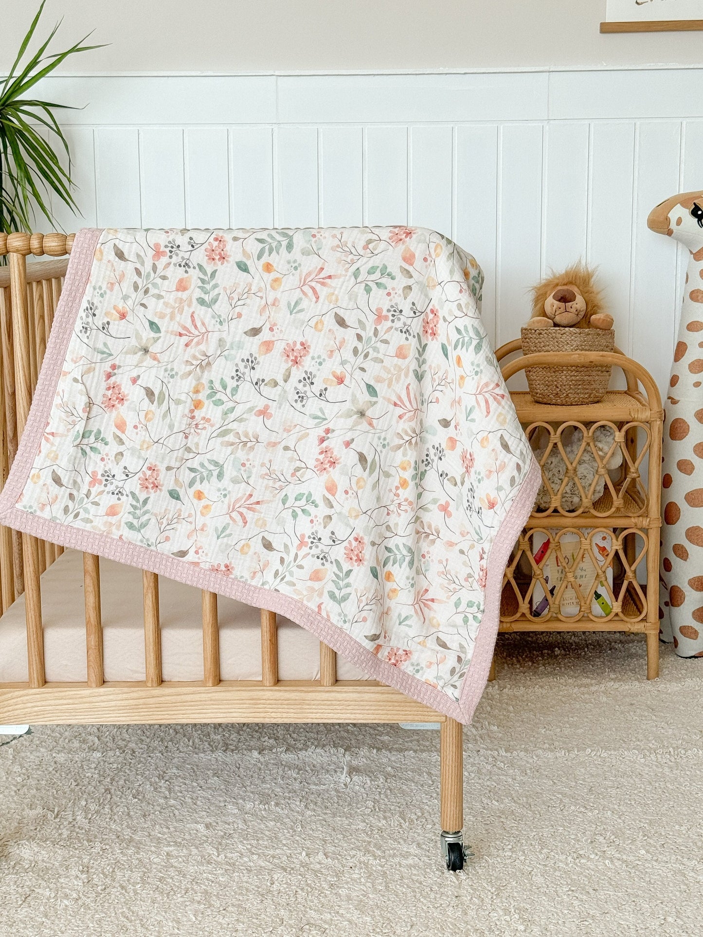 Baby Blanket - Pastel Bouquet