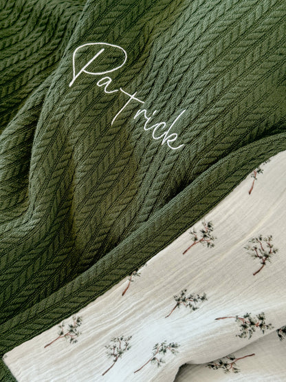 Baby Blanket - Tiny Bushes
