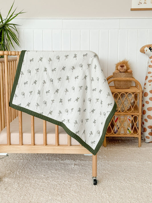 Baby Blanket - Tiny Bushes