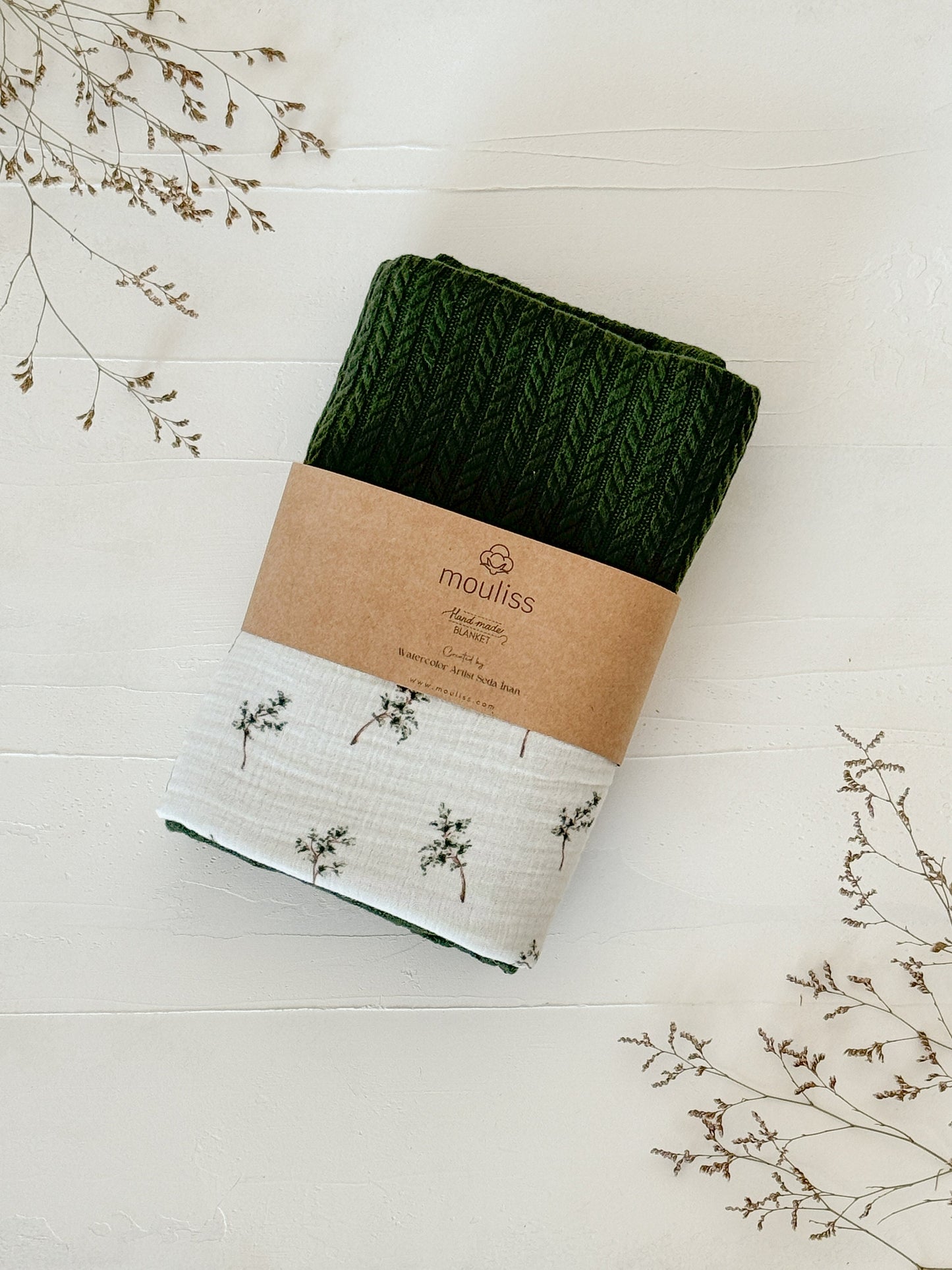 Baby Blanket - Tiny Bushes