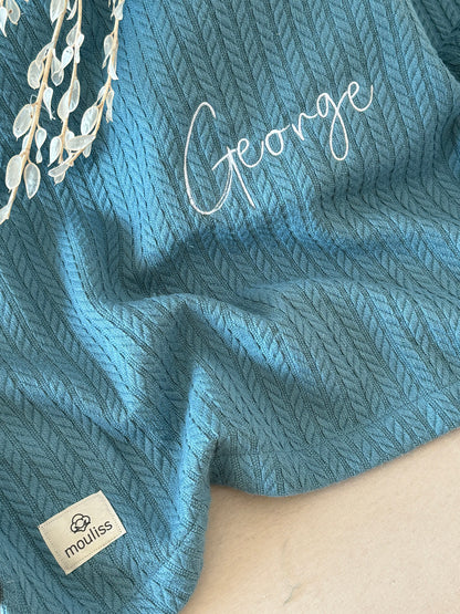 Baby Blanket - Cycling Rabbit